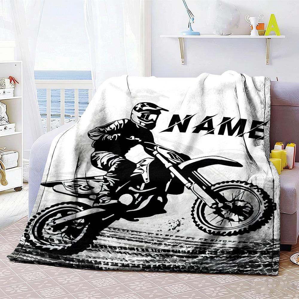 Customize Your Name Home Blankets Comfortable Soft Lightweight Allseason Multipurpose Blanket For Picnics Sofas Offices Beds Living Rooms Perfect Gift