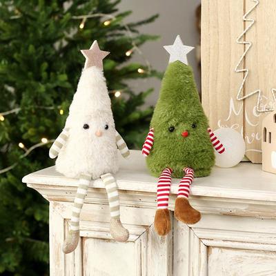 Christmas Tree Gnome Doll Easy Posing and Standing Good Luck Doll Suitable for Bring Warmth Happiness