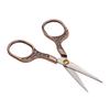 Salon Barber Stainless Steel Scissors Plum Blossom Sharp Scissors for Trimming Beard Whiskers Sewing Crafting Art Work