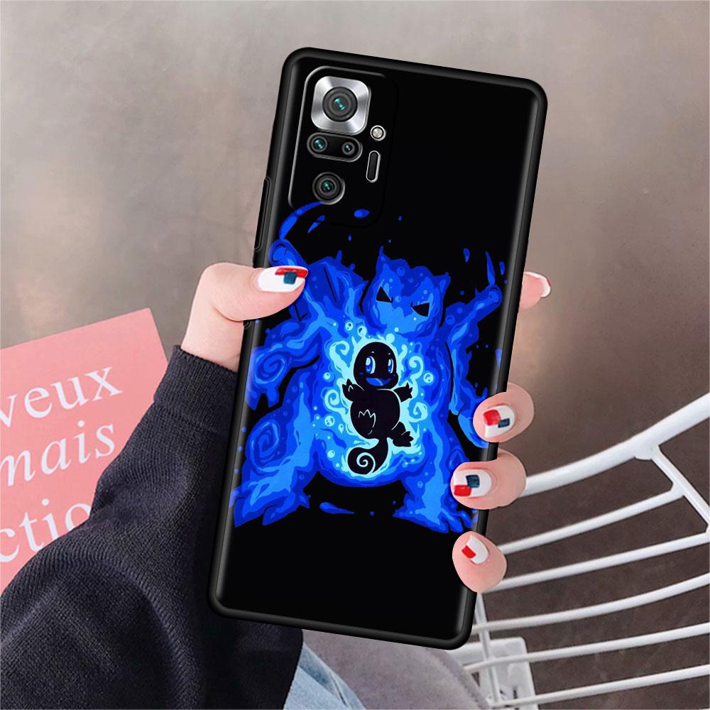 

Чехол для телефона Pokemon Cool Pikachu для Xiaomi Redmi Note 10 9 Pro 11 10S 9S K40 9A 9C 9T 8 8T 7 10C, силиконовый чехол, черный мягкий чехол Redmi K40