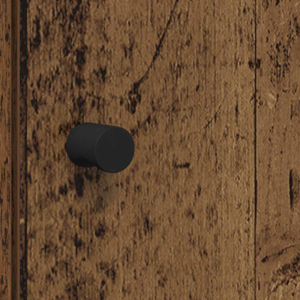 Highboard Reclaimed Wood 35 X 37 X 142 Cm Engineered Wood