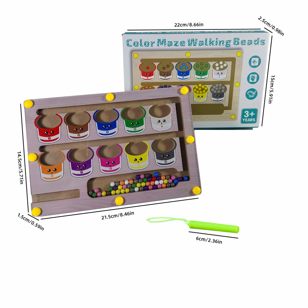 Bead Maze Toy for Babies and Toddlers, Learning Activity Puzzle for Kids