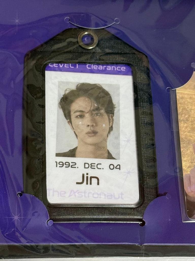 [USED] BTS JIN The Astronaut ID Card Holder Trading Card
