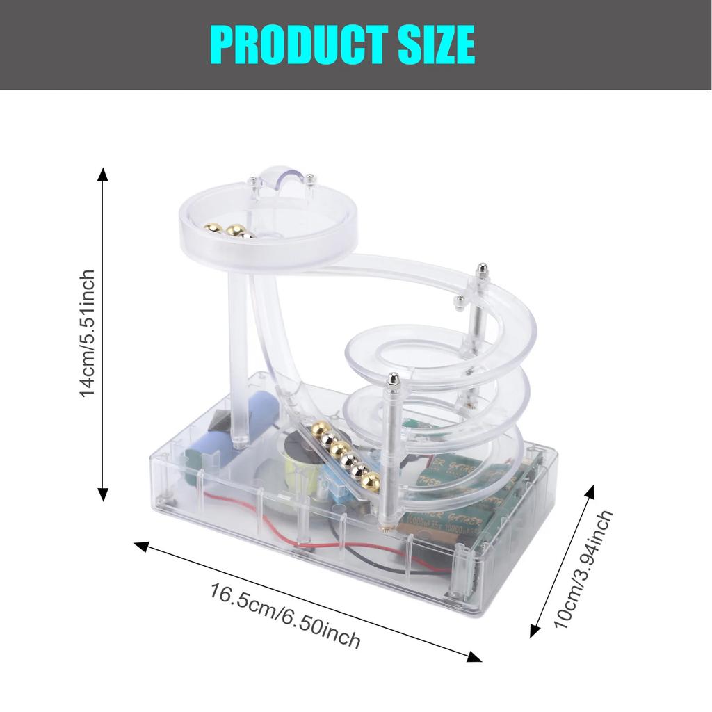 Artă Mașină cu Mișcare Perpetuă Ornament Decorare de Masă Relaxantă cu Bilă Rulantă Mașină cu Mișcare Perpetuă pentru Vizionare