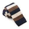 Fur Knitting Shirt Necktie Adjustable Men Cravat Simple Striped Knitted Tie  Suit Accessories