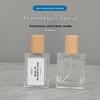 Travel-Friendly Transparent Glass Perfume Refill Bottle - Portable Sealed Spray Design