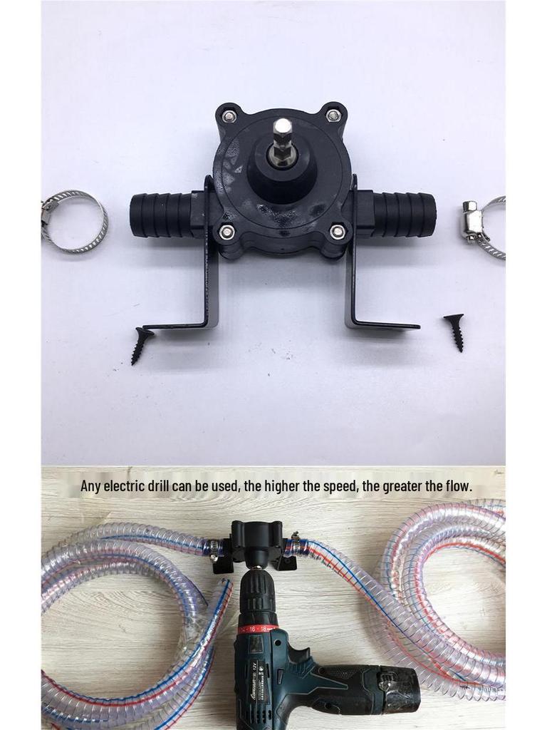 Compact Household Self-Priming Electric Pump for Water, Oil, and Diesel