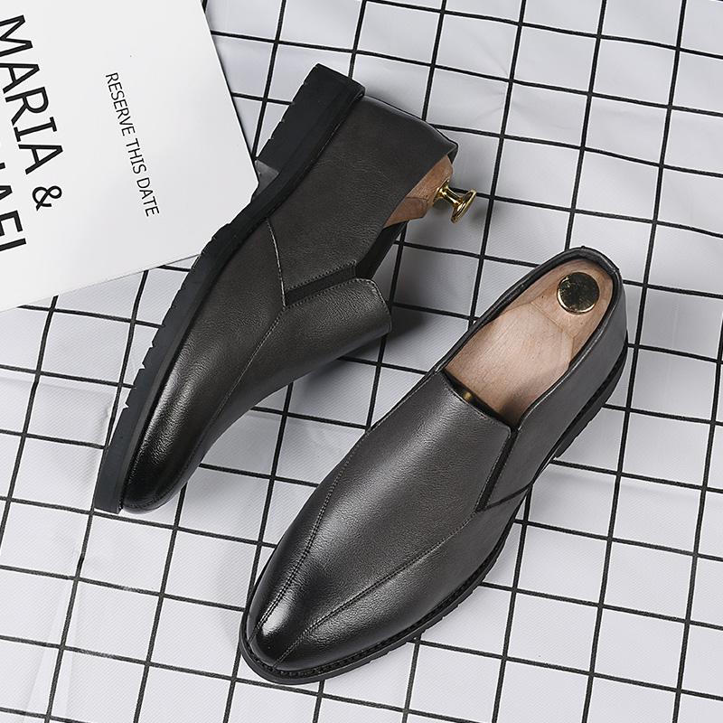 2024 Spring Autumn New Men's Loafers Groom's Wedding Shoes High-end Business Shoes Men's Genuine Leather Shoes Free Delivery