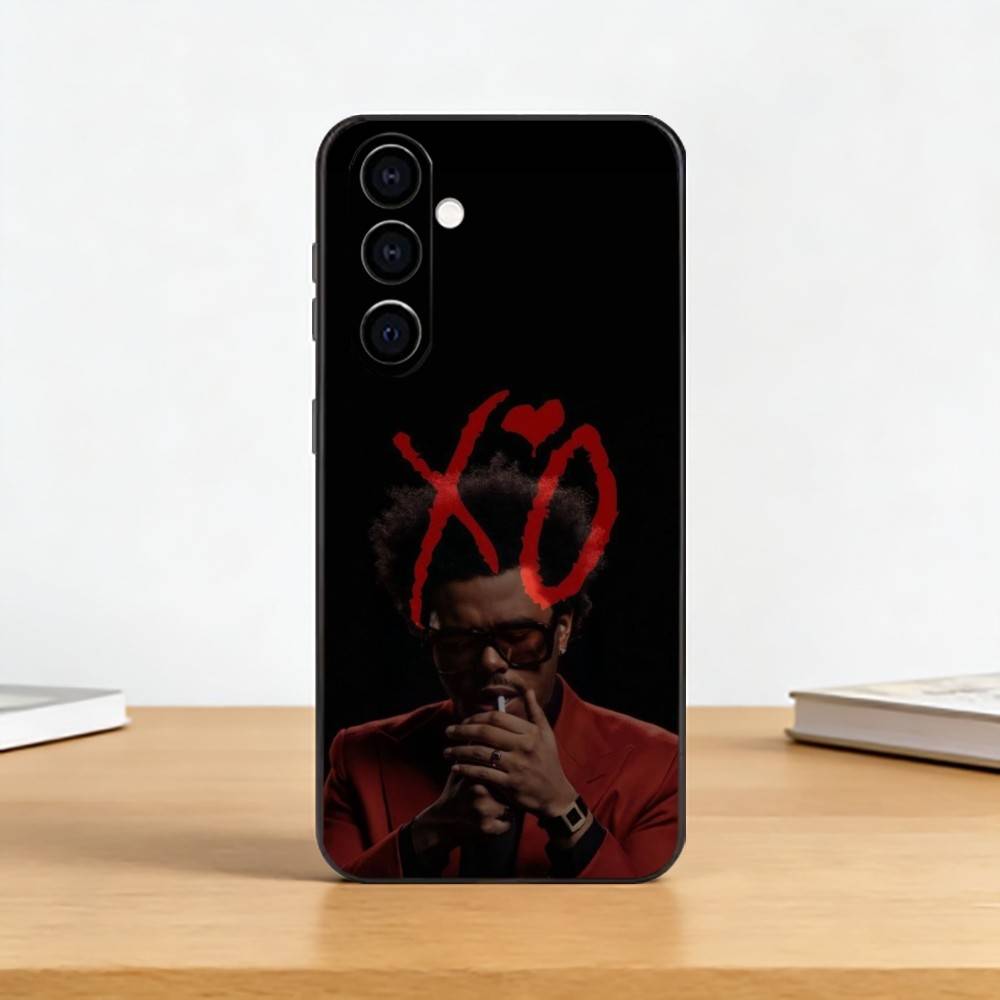 

The W-Weeknd X-XO Phone Case Black Silicone Soft For Samsung Galaxy A73,A72,A71,A70,A53,A52,A51 Samsung a70