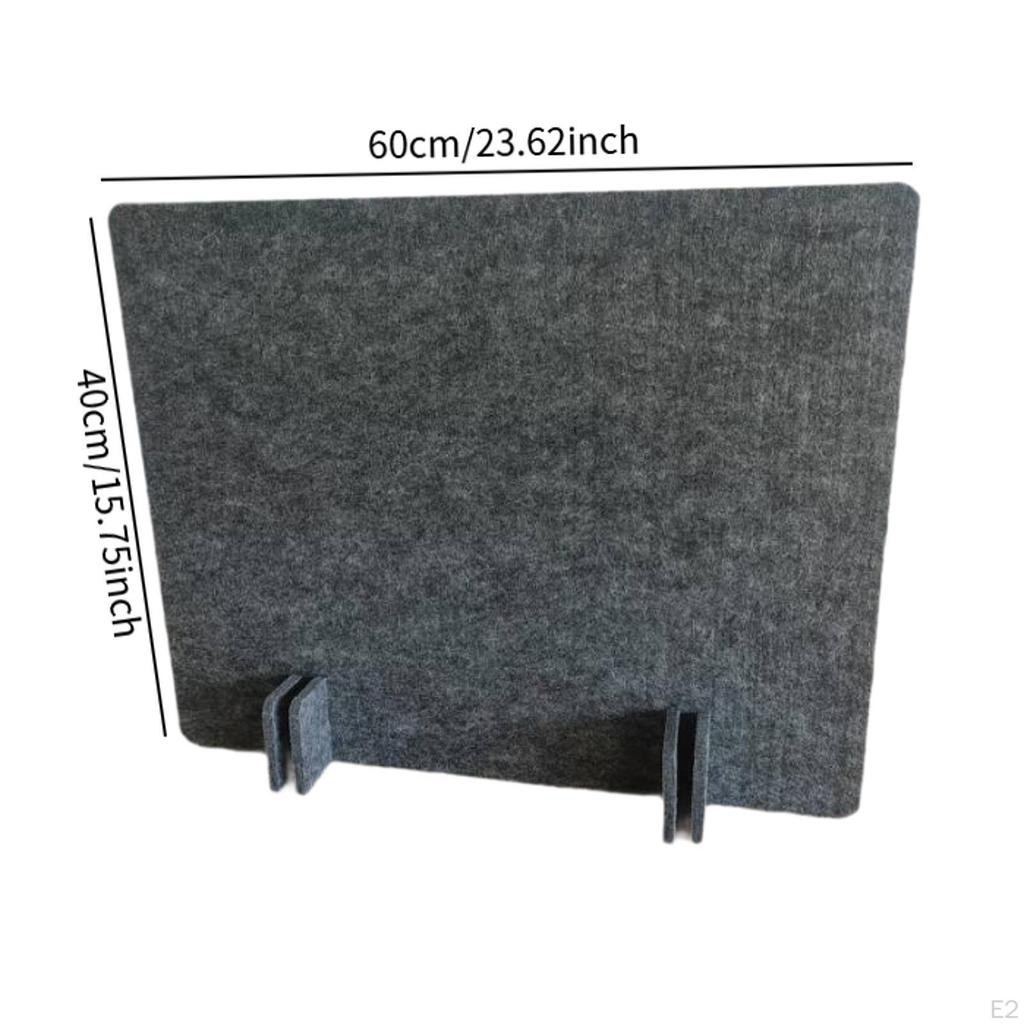 Acoustic Desk Divider Partition Desktop Board Visual Distractions Reducing Privacy