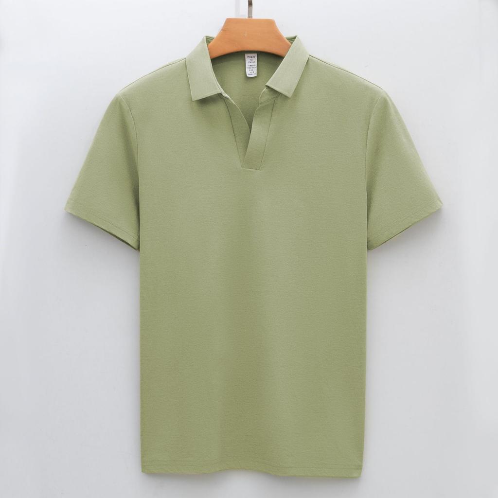 Polo Blouse Moisture-absorbing Quick-drying T-shirt Short-sleeved Antibacterial Cool Polo Blouse Men