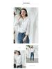 2020 Spring/Summer Artistic Floral Ramie Long Sleeve Top for Women