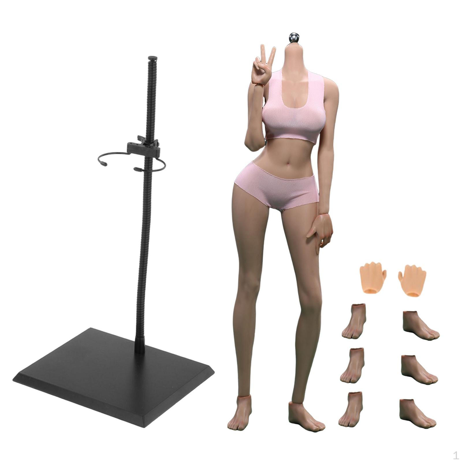 

1:6 Scale Figure Model Fashion Detachable Removing Feet Female Action Style A