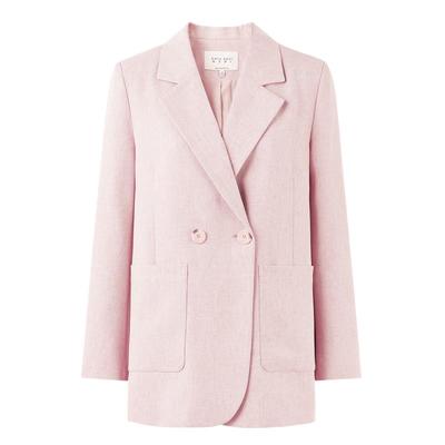 Elegant Small Lapel Commuter Blazer