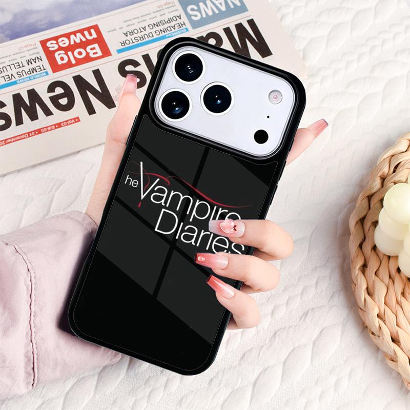 The Vampire Diaries Print Phone Case For IPhone 17 16e 15 14 13 12 11 Pro Max Air Mini Soft Protective Cover
