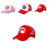 Super Mario Brothers Cartoon Sun Protection Breathable Hat For Children, Perfect For All Seasons