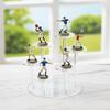 Multifunctional Acrylic Storage Display Rack With 6/8/10 Base Suitable For Displaying Small Statues Jewelry And Cosmetics