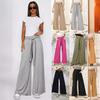 2025 European & American Spring/Summer Women's Solid Color V-Neck Evening Gown