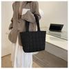 Große Tasche, lässige Einkaufstasche, Umhängetasche mit großem Fassungsvermögen, Tragetasche für Damen