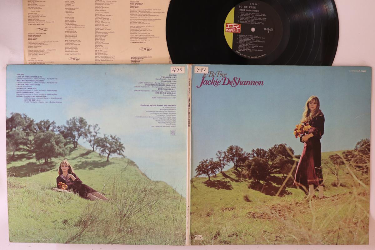 

LP Record JACKIE DESHANNON - To Be Free LP12453 IMPERIAL 1970 US Pop Used