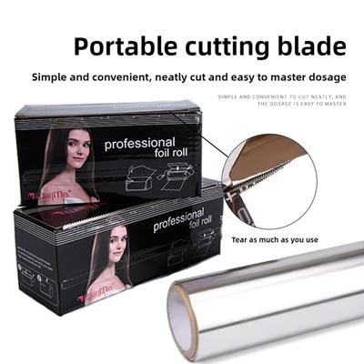 1 Roll Hair Coloring Aluminum Foil Paper Hairdressing Perm Tin Foil Hair Nail Dyeing Bleaching Highting Salon Styling Tools