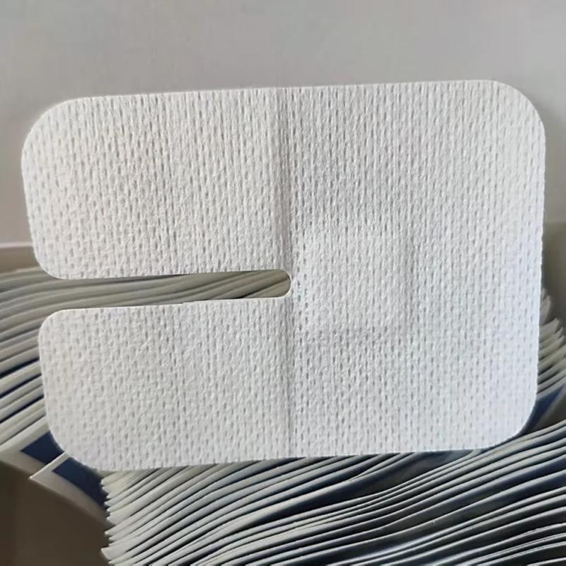 5/10/15Pcs 6*8Cm U Type Self Adhesive Wound Dressing Spunlace Dressing No Sterile Iv Cannula Fixed Dressing Non Woven Film