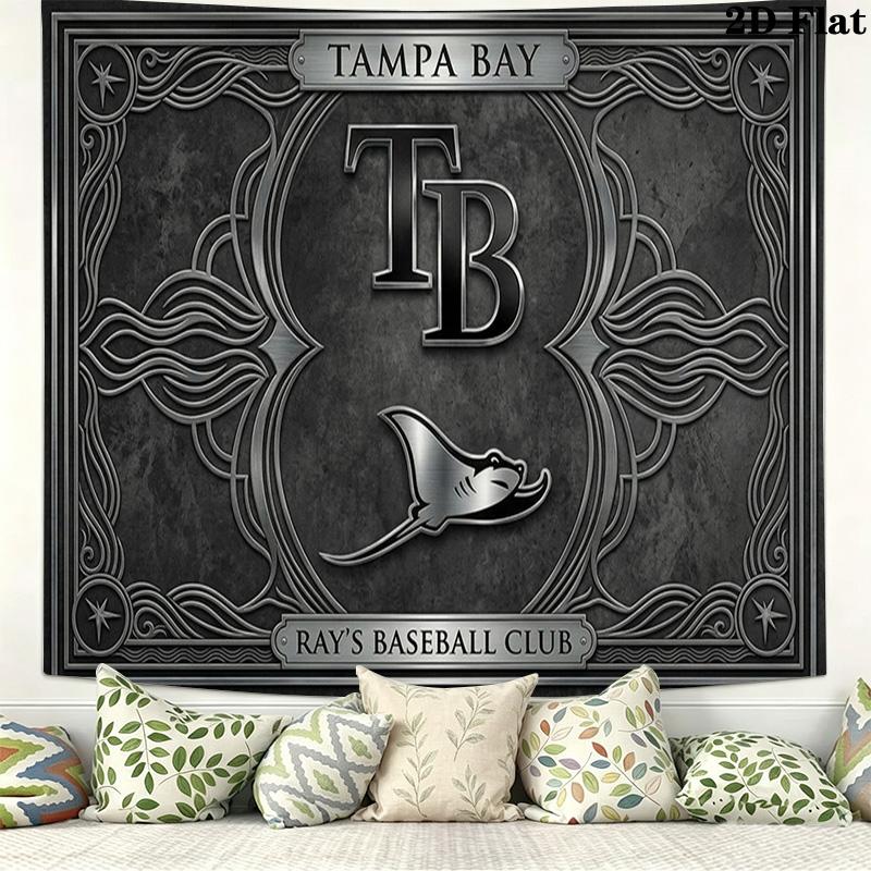 Tampa Bay Devil Rays Wall Tapestry Aesthetic Wall Hanging Printed Fabric Blanket Decorative Tapestries for Bedroom Living Room Home Decor