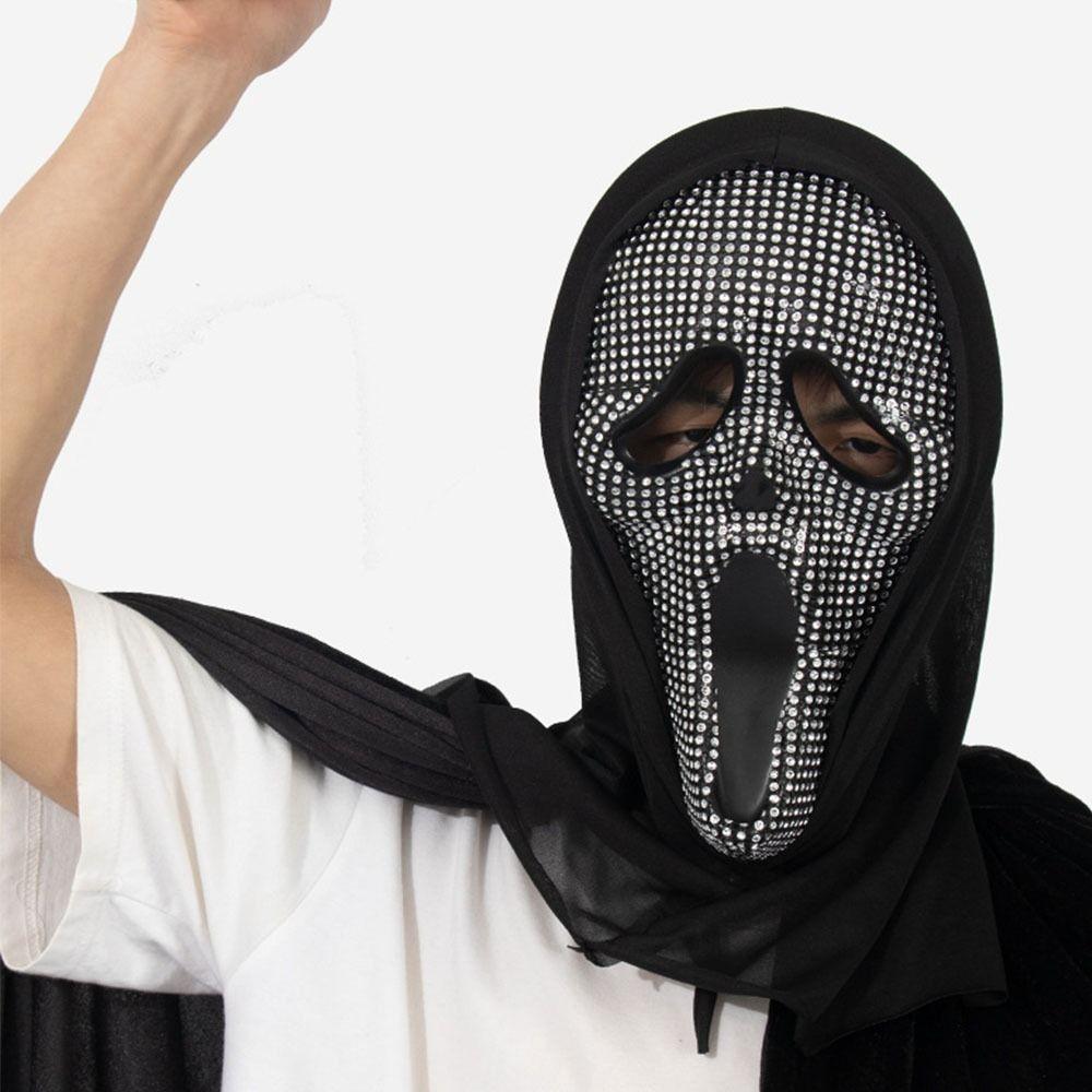 with  Halloween Cosplay Mask Masquerade Masquerade Mask  Makeup Ball Costume Props