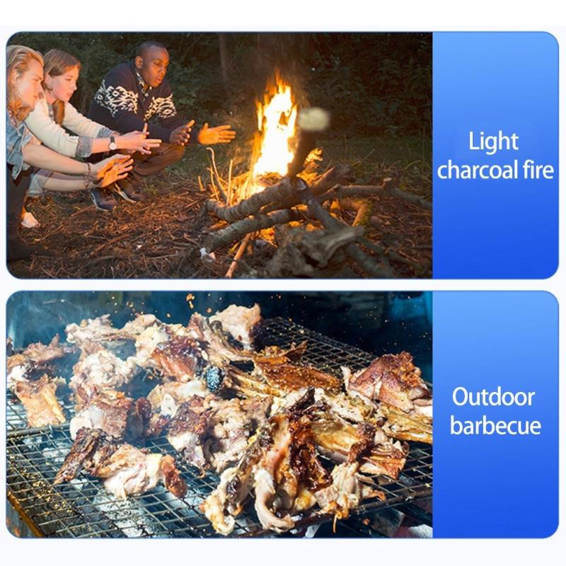 Adjustable Flame Refillable Lighter With Safety Lock And Metal Design For Craft Project Hiking Camping Ignition Gear