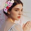 50Pcs Mix Artificial Flowers Head for Valentine's Day Party Supplies Wedding Marriage Decoration Home Decor Fake Flower Ornament