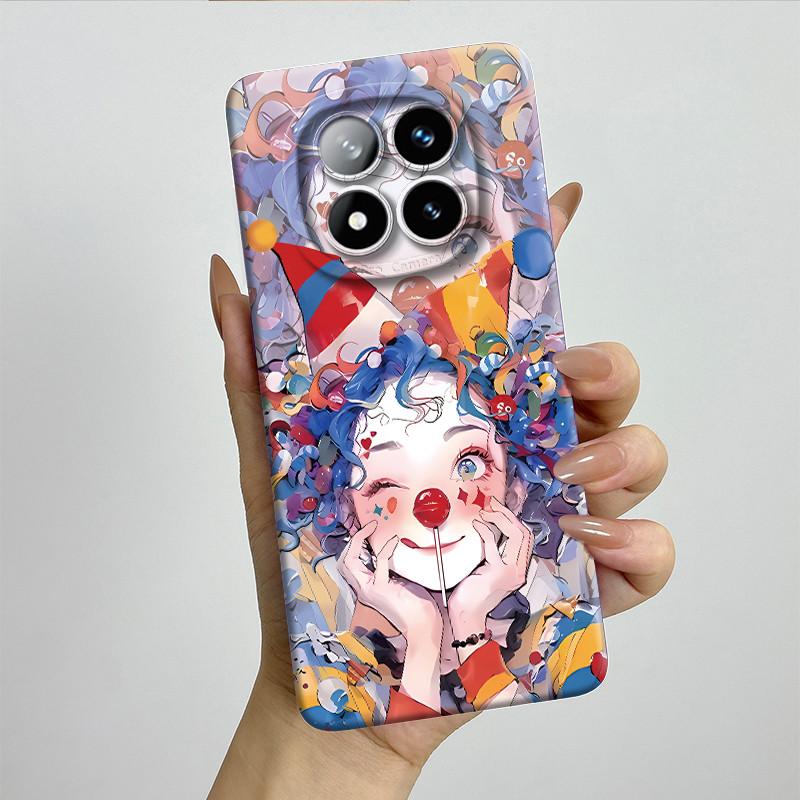 Für Redmi Note 14 Pro Plus 5G Hülle Note14 Pro+ 5G Weiche Silikon Handyhülle Süß Bemalte Modische Cartoon-Bedruckte Rückseite