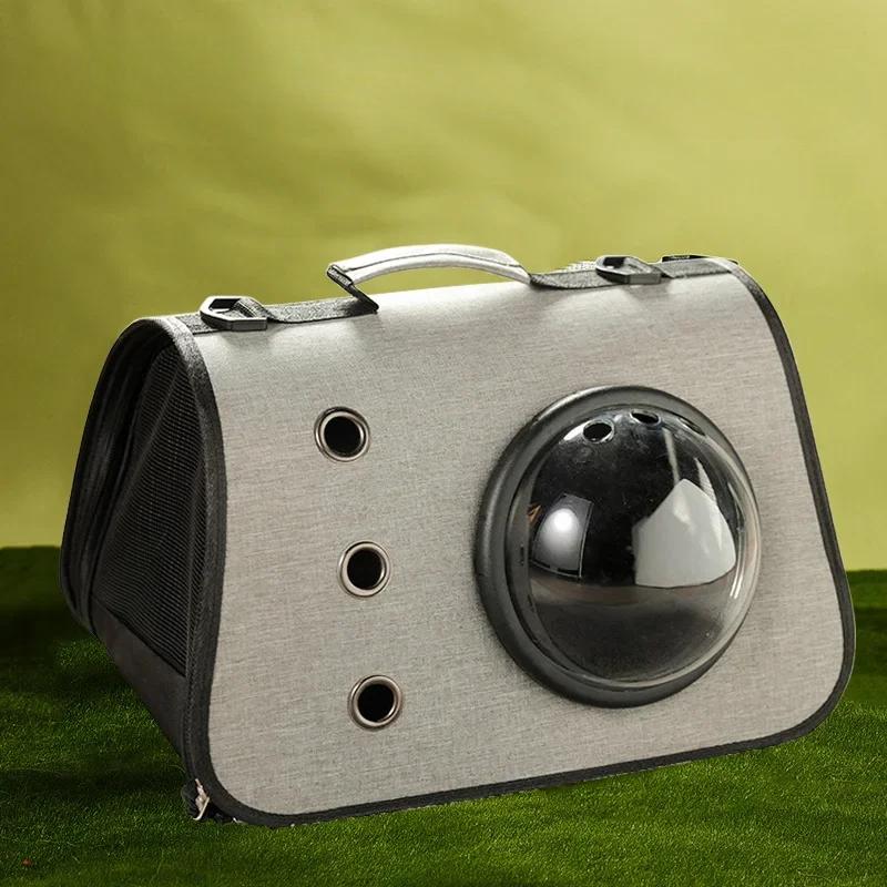 Zwierzę Przenośna Kapsuła Kosmiczna Na Wynos Torba dla Kota Ręczna Składana Torba na Ramię Plecak na Wycieczki Kreskówkowa Torba dla Kota Psa