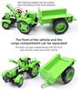 Kaidiwei 1/18 Car Model  Alloy Vintage Agricultural Tractor Farmer's Truck Diecast Toy Metal Vehicle Kids Toys Boys Christmas