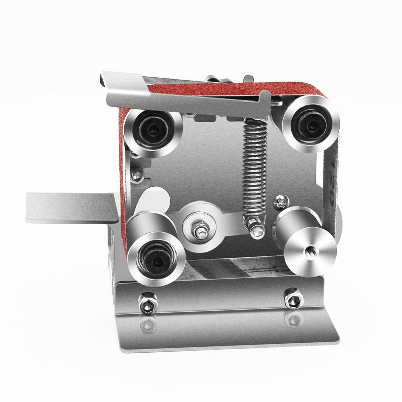 Small Stainless Steel Electric Sanding Machine DIY Mini Desktop Polishing Machine Household Portable Sharpener