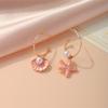 Bohemia Blue Pink Cute Starfish Shell Drop Earrings For Women Colorful Summer Fashion Jewelry Gift for Friend