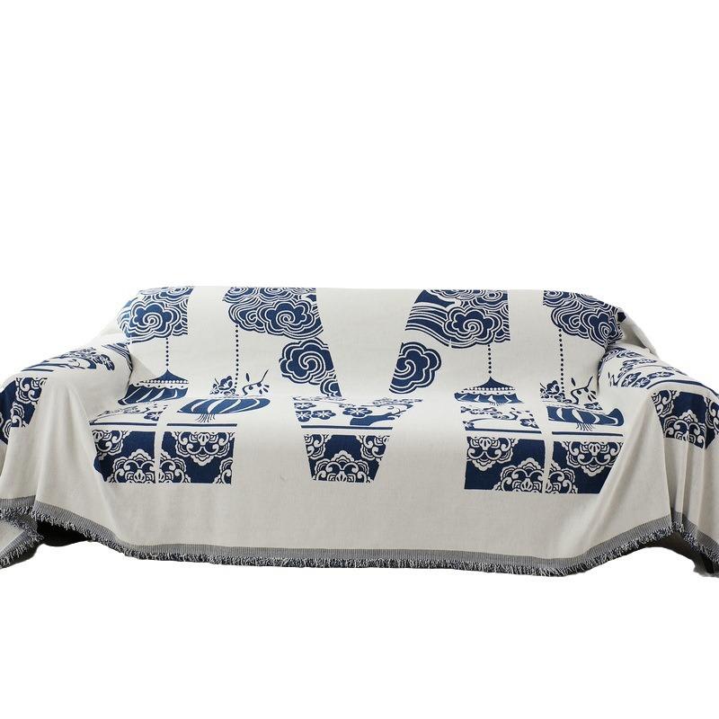 Sofa Cover Towel High Sense Anti-Scratching Cover Four Seasons Universal Leather Sofa Cushion Cover Cloth Blanket
