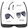 3507 Double Bridge Square Aviator Sunglasses - UV400 Vintage Pilot Style, Retro Classic Sun Glasses for Men Women Unisex 411240