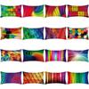 Colorful Crayon Decoration Pillowcase Red Yellow Pencil Cushion Pillow Pillow Sofa Chair Cushion Home Decor Pillowcase 30x50