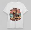 Women's Coastal Cowgirl Tee Salt Air Sand Boots Graphic 100% Cotton Oversize Top