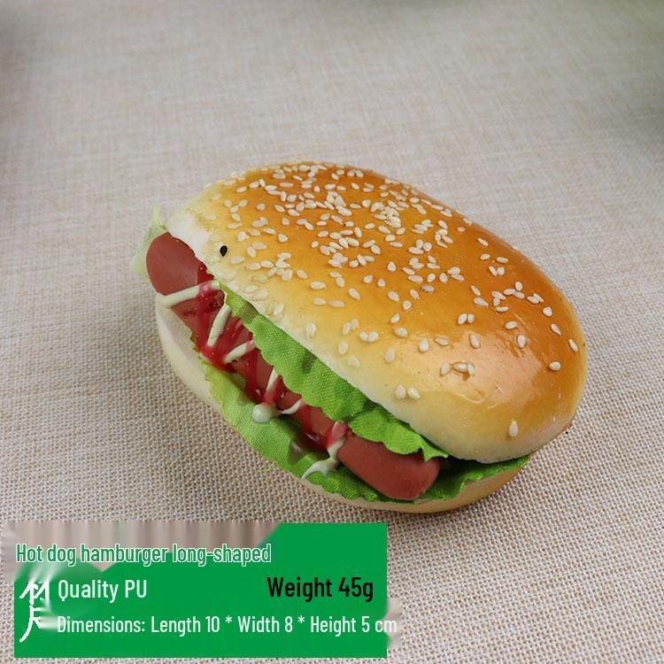 Simuliertes Hamburger-Sandwich-Modellspielzeug für Auslage, Dekoration und Fotografie