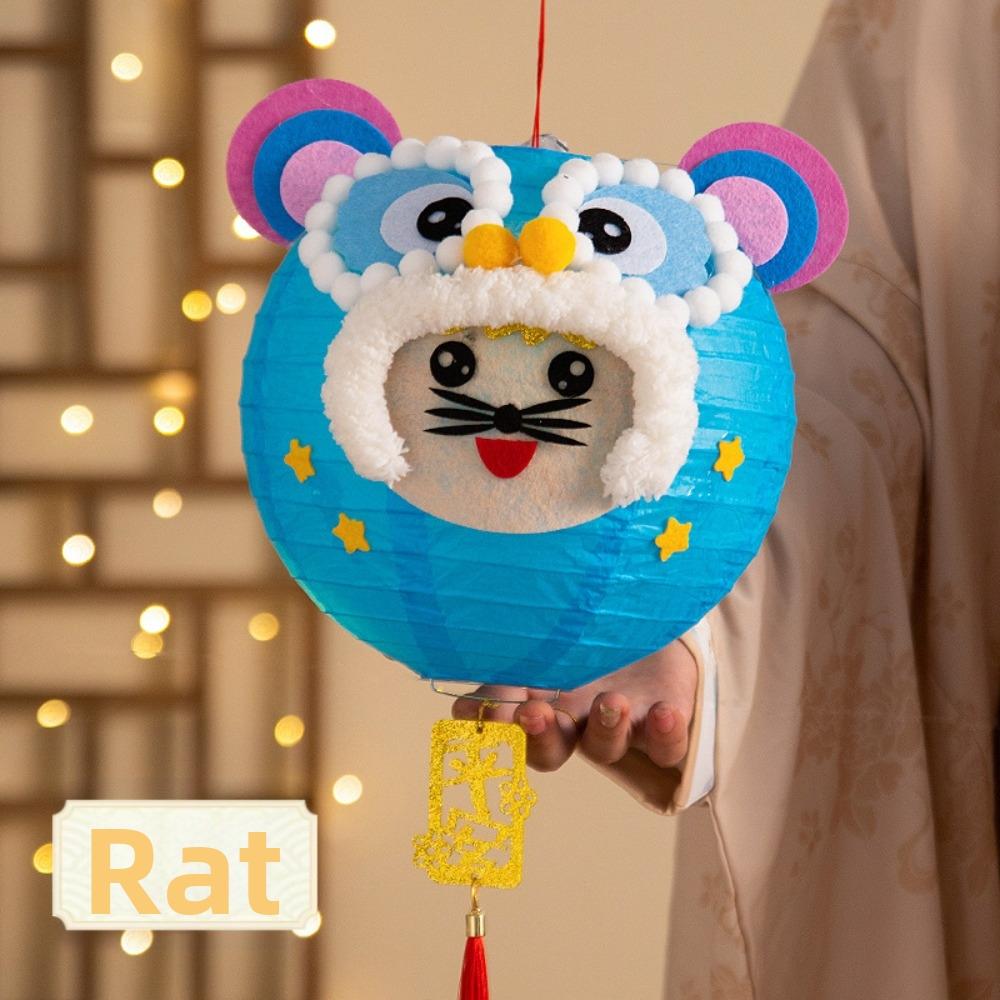 Twelve Chinese Zodiac Signs Handheld Chinese Zodiac Lantern Spring Celebration