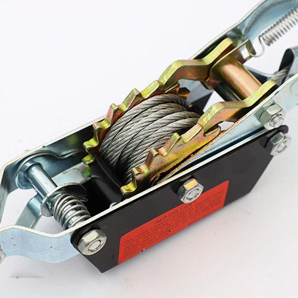 Doppelhaken Manuelle Winde Schwerlast Drahtseil Ratsche Handkraft Ziehgerät Zugoperationen