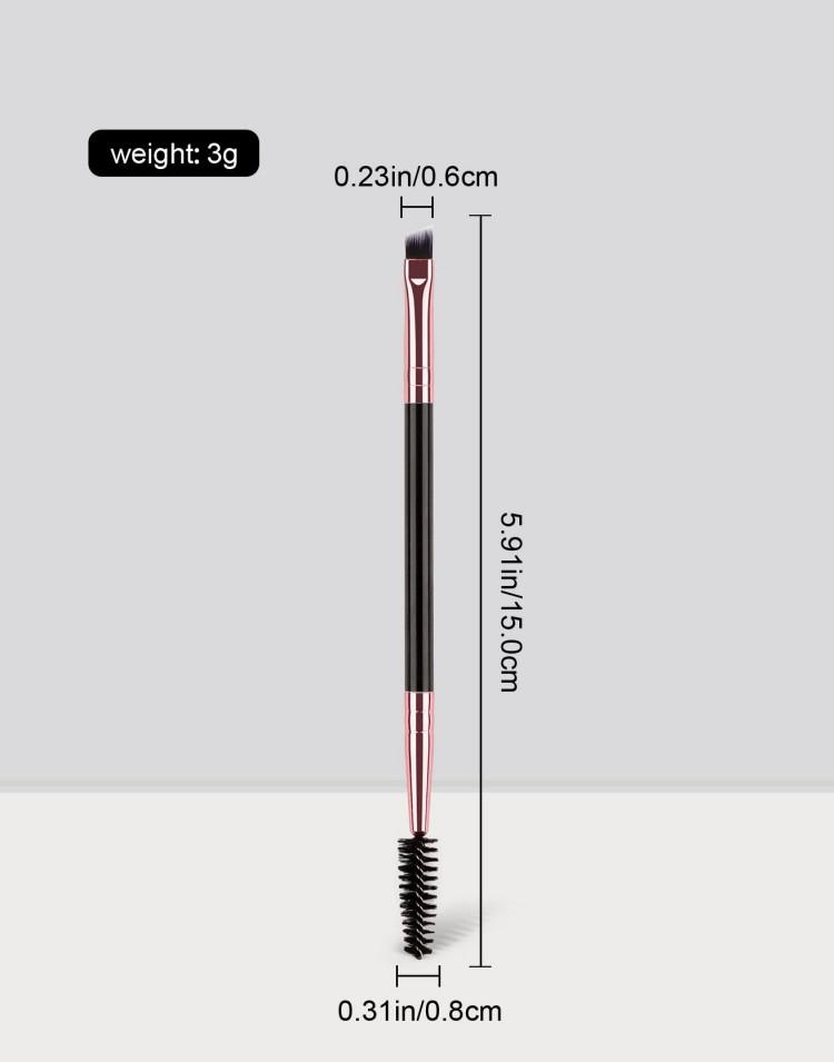 Private Label Double Headed Eyebrow Brushes regular size