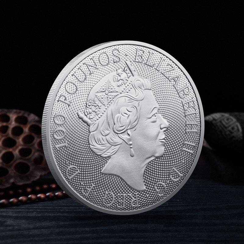 The Queen of England's Zodiac Twelve Constellations Commemorative Coin, Christmas Gift, Stocking Stuffers, Valentine's Day Gift, Girlfriend Gift