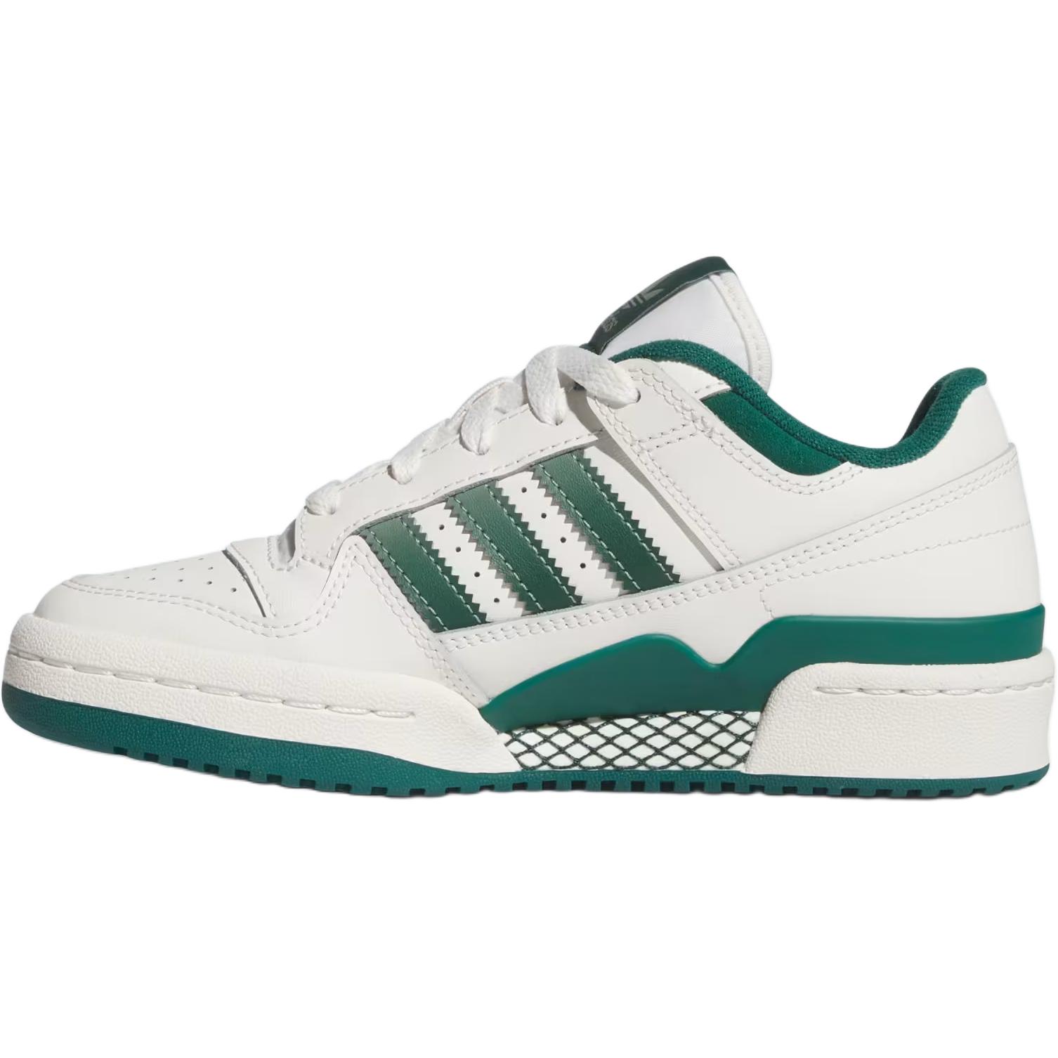 

Adidas Forum Low CL J White Collegiate Green Kids Кроссовки Cloud-White Silver-Green JI0404 38