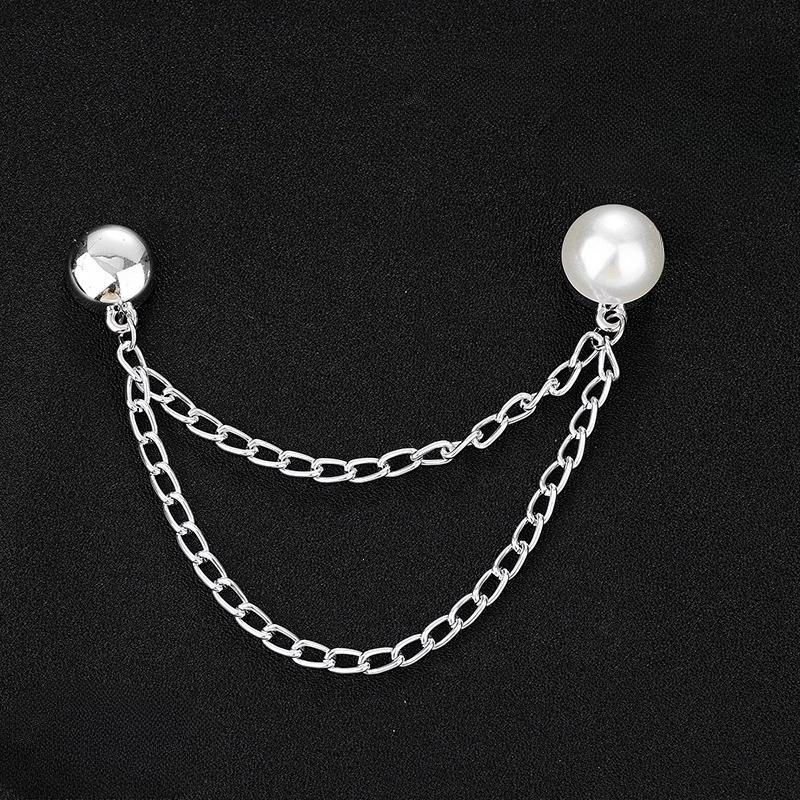 Wielofunkcyjny Magnetyczny Klips do Ubrań z Łańcuszkiem Metalowe Guziki Klips Ubrania Szalik Nogawki Spodni Mankiet Mocujący Magnes Pin