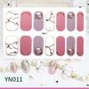 Whitening Three-dimensional Nail Sticker Full Sticker Waterproof Nail Patch Advanced Sense Simple Wind Nail Polish Glue
