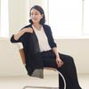 Shiz Madam Modern Silhouette Double 7 Point Cardigan J31799