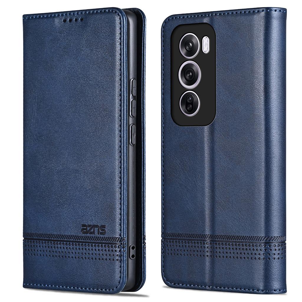 For Oppo Reno12 Pro 5G (Global) Case Cowhide Texture PU Leather Phone Shell