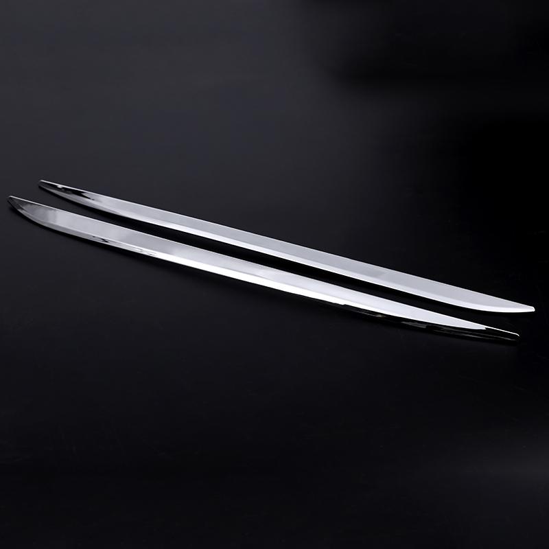 2x ABS Chrom Seitenleisten Für Mercedes E-Klasse W213 2016-2020 AMG